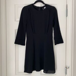 Above the Knee Black Dress